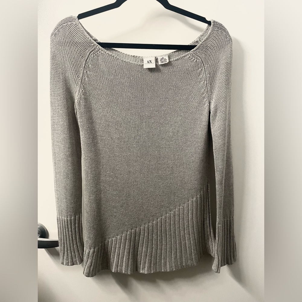 Armani Exchange Gray Top Medium